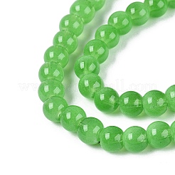 Colliers de perles acryliques imitation œil de chat&nbsp;OACR-Q197-01A-08