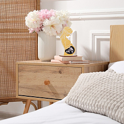 Plaque commémorative en bois pour la naissance d'un bébé&nbsp;DJEW-WH0053-45