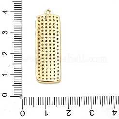 Pendentifs avec zircon cubiques à micro-pavés en laiton&nbsp;KK-L229-032G