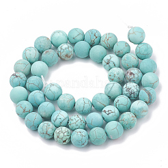 Fili di perline di magnesite naturale&nbsp;G-T106-187-1