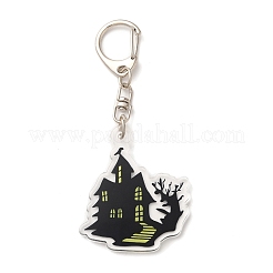 Halloween-Schlüsselanhänger mit Acrylanhänger&nbsp;KEYC-M020-01B