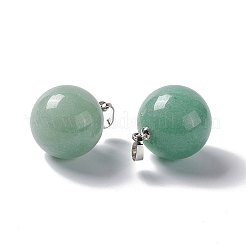 Colgantes naturales aventurina verde&nbsp;G-G926-02P-02