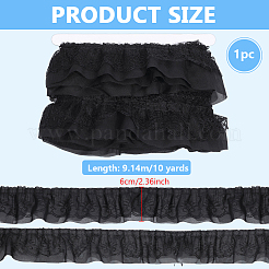 10 Yards Polyester-Spitzenband&nbsp;OCOR-PH0036-45A