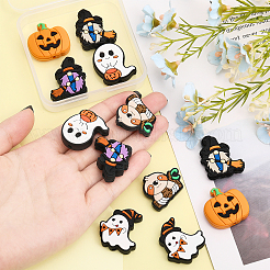 10 Stück Halloween-Silikonperlen im 5-Stil&nbsp;SIL-CA0002-47