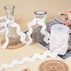 Ruban de garniture à franges ondulées en polyester de 10 mètre&nbsp;OCOR-GF0002-49E