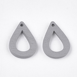 Pendentifs en bois de peuplier peint&nbsp;X-WOOD-T021-08A