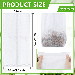 100 sac de plantation rectangulaire en tissu non tissé&nbsp;AJEW-WH0709-382B