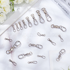 40 clip a scatto rapido per pesca in ottone e acciaio inossidabile 304&nbsp;FIND-GO0001-20