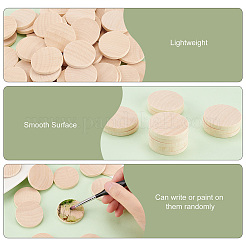 100 pièce de découpes en bois d'herbe&nbsp;WOOD-PH0002-53A