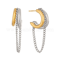 Orecchini a bottone in acciaio inossidabile 304 per donna&nbsp;ZZ0774-2