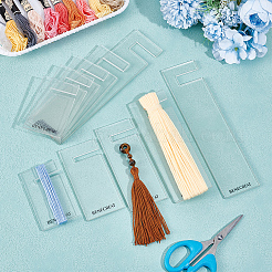 10 outil de fabrication de pompons en acrylique&nbsp;DIY-BC0014-89