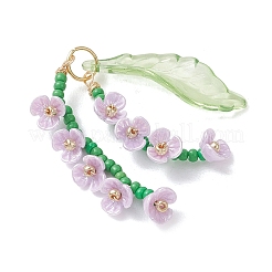 Pendentifs en perles de verre&nbsp;PALLOY-MZ01249