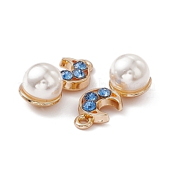 Pendenti strass in lega&nbsp;PALLOY-P287-18G-02