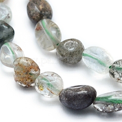 Natur lodolite Quarzperlen Stränge&nbsp;G-L550A-07