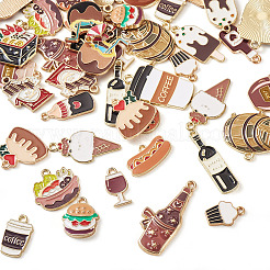 42pcs 21 styles de pendentifs en émail en alliage&nbsp;ENAM-TA0003-87