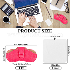 1 funda para gafas de piel sintética.&nbsp;AJEW-CN0006-94C