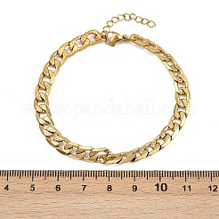 Bracelets à chaîne gourmette en acier inoxydable 304 pour femmes&nbsp;BJEW-G757-14G