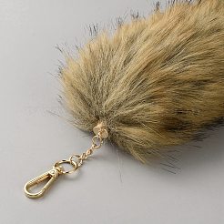 Anhängerdekorationen aus simuliertem Fuchspelz&nbsp;FIND-WH0126-920