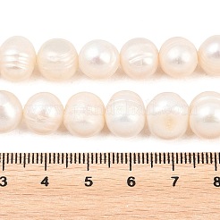 Brins de perles de culture d'eau douce naturelles&nbsp;PEAR-D003-01C-05