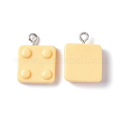 Pendenti in resina opaca&nbsp;X-RESI-G051-04B