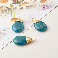 Natürliche Apatit Pendants&nbsp;PALLOY-JF00878
