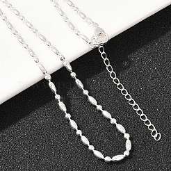 Collane con catena a sfere in ottone da 2.2 mm per uomo e donna&nbsp;NJEW-L012-06S