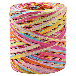 Cordons en papier raphia teints en segments pour loisirs créatifs&nbsp;OCOR-WH20020-27G