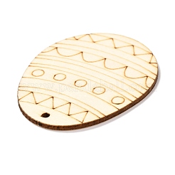 Bricolage artisanat pendentifs de découpes en forme d'oeuf de pâques&nbsp;AJEW-P087-B02-09