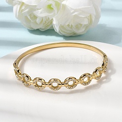 Bracelets à charnière en acier inoxydable 304 avec strass pour femmes&nbsp;BJEW-B168-02C-G