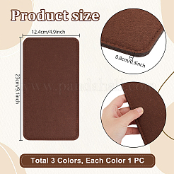 3 fond de sac rectangulaire en feutre&nbsp;DIY-PH0028-27B