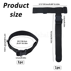2 Stück Nylon-Gepäckgurte&nbsp;AJEW-WH0752-696A