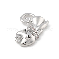 Pendentifs avec zircon cubiques à micro-pavés en laiton&nbsp;LS-KK-D283-10P