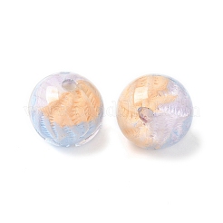 Perles acryliques transparentes bicolores&nbsp;OACR-D304-02L