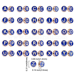 Legierung Emaille-Perlen&nbsp;ENAM-CJ0001-95C