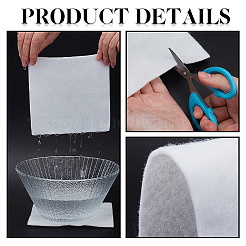 Quadratische Blume wasserabsorbierende Baumwolle&nbsp;DIY-WH0308-821A