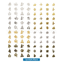 Aluminium Anhänger & Charms&nbsp;PALLOY-PJ0001-09-RS