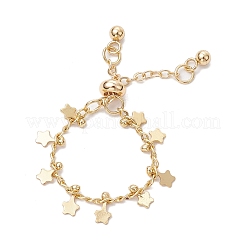 Anelli da dito con catene in ottone regolabili per donna&nbsp;RJEW-JR00861