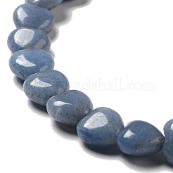 Fili di perline di avventurina blu naturale tinte e riscaldate&nbsp;G-B022-10C