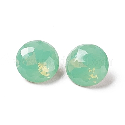 Cabochon con strass in vetro opale placcato k9&nbsp;RGLA-J036-A-NC