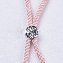 Création de bracelets à cordon torsadé en nylon&nbsp;MAK-F018-13P-RS
