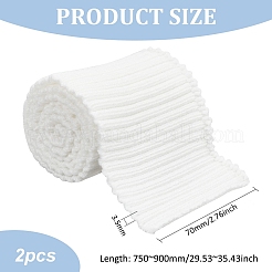 Rippstoff aus 95 % Baumwolle und 5 % Spandexfaser für die Bündchen&nbsp;LS-OCOR-WH0082-148B