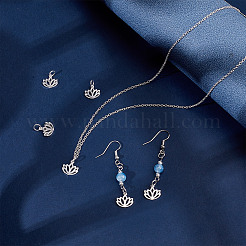 6 Stück hohle 925 Sterling Silber Charms&nbsp;STER-DR0001-35
