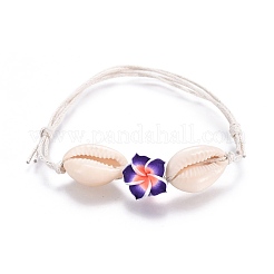 Bracciali in cotone cerato cerato cinese&nbsp;BJEW-JB04103-M