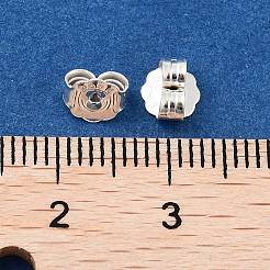 925 Reibungsohrmutter aus Sterlingsilber&nbsp;LS-STER-G041-02C