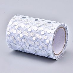 Glitzer-Pailletten-Deko-Mesh-Bänder&nbsp;OCOR-K004-E