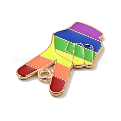 Colgantes de esmalte de aleación de orgullo&nbsp;LS-ENAM-G208-17KCG