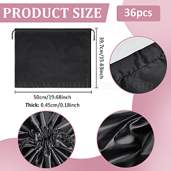 Bolsas de almacenamiento a prueba de polvo de seda de imitación de tela&nbsp;ABAG-WH0044-47B-1