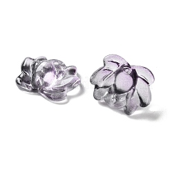 Breloques de connecteur en verre transparent&nbsp;GLAA-A015-01B