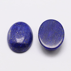 Tinti lapis naturali ovali Cabochons lazuli&nbsp;G-K020-14x10mm-02