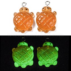 Pendenti in resina opaca e luminosa con colori sfumati&nbsp;RESI-S011-01C